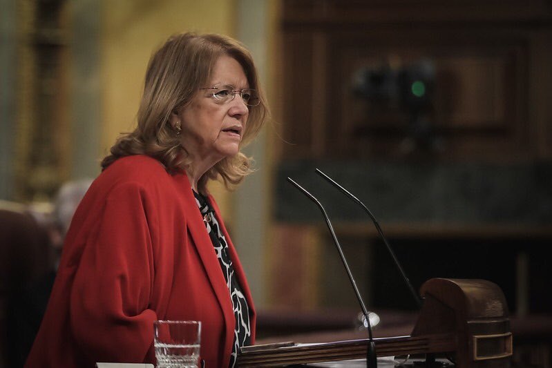 Elvira Rodríguez en el Congreso de los Diputados