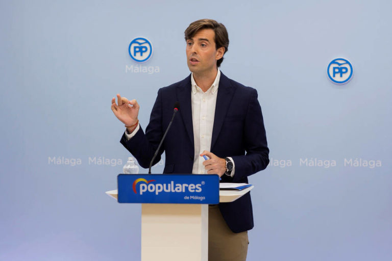 Pablo Montesinos en un acto del Partido Popular en Málaga